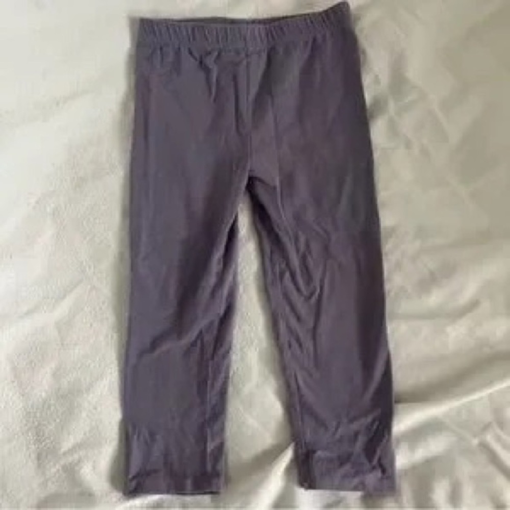 Kids Stretch Knit Leggings - Charcoal